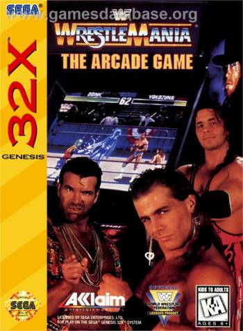Cover WWF Wrestlemania Arcade for Sega 32X